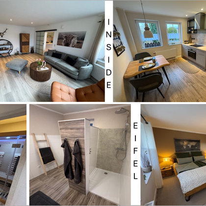 our holiday apartment "Inside Eifel" at a glance