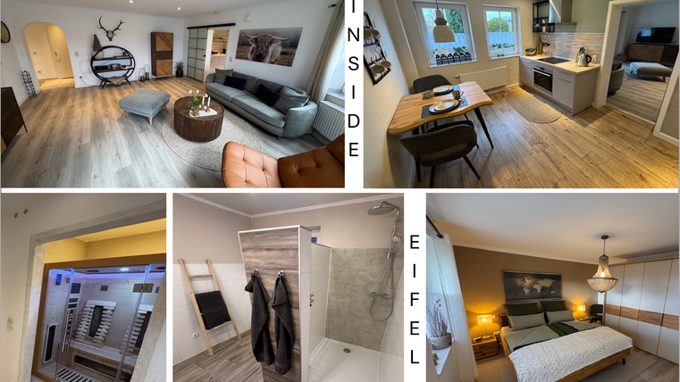 unsere Ferienwohnung "Inside Eifel" im Überblick